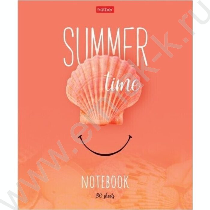 Тетрадь  80л линейка "Summer time" /глянец/ ассорти | Фото 3