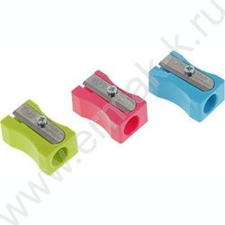 Точилка 1отв. пластик ассорти | Фото 1