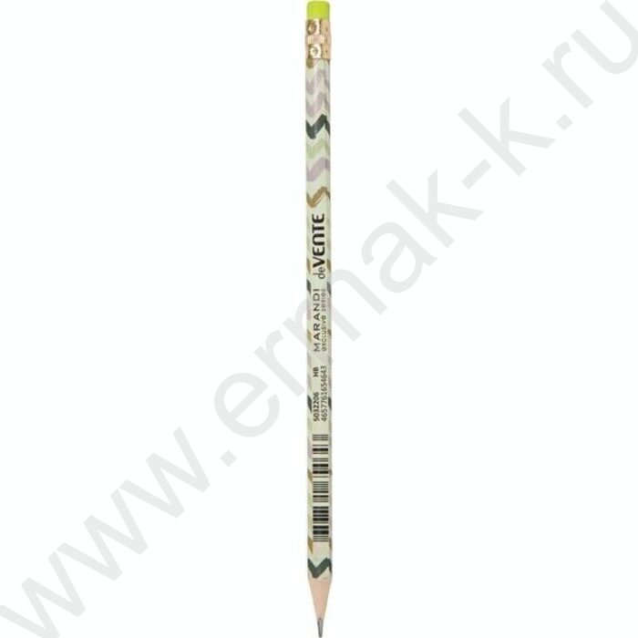 Карандаш ч/гр с ластиком HB "Morandi" трехгранные, грифель D-2мм, блистер /ассорти | Фото 3