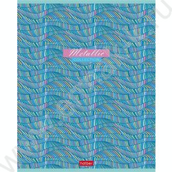 Тетрадь  80л клетка "METALLIC" /металлизиров.картон/ | Фото 4
