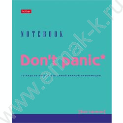 Тетрадь  80л клетка "Don't panic" /лак/ 5видов | Фото 4