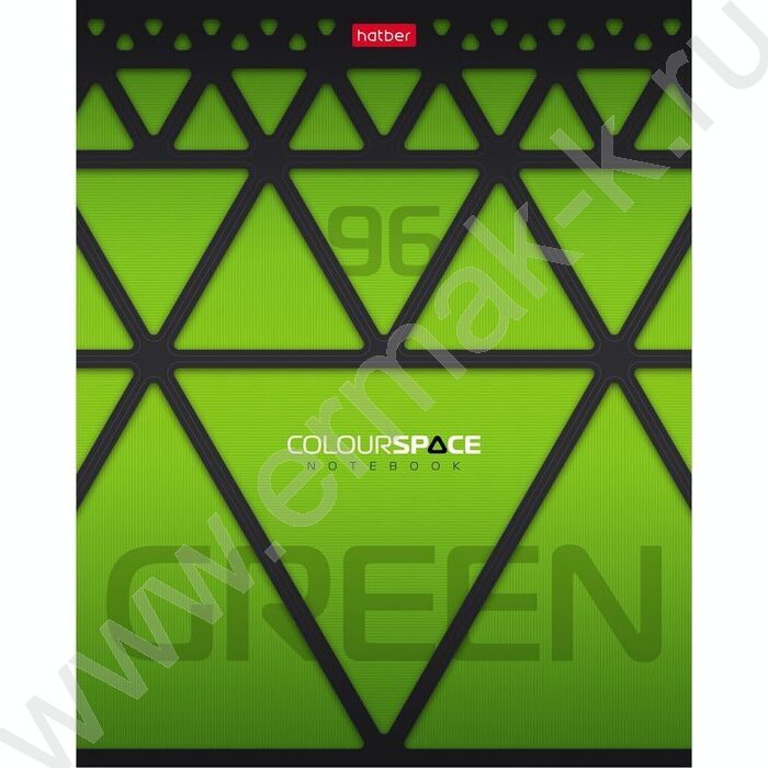 Тетрадь  96л клетка "ColourSpace" /лак /5видов | Фото 3