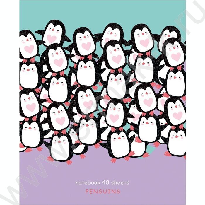 Тетрадь  48л клетка "Ребятам о зверятах" (блок эконом) | Фото 3