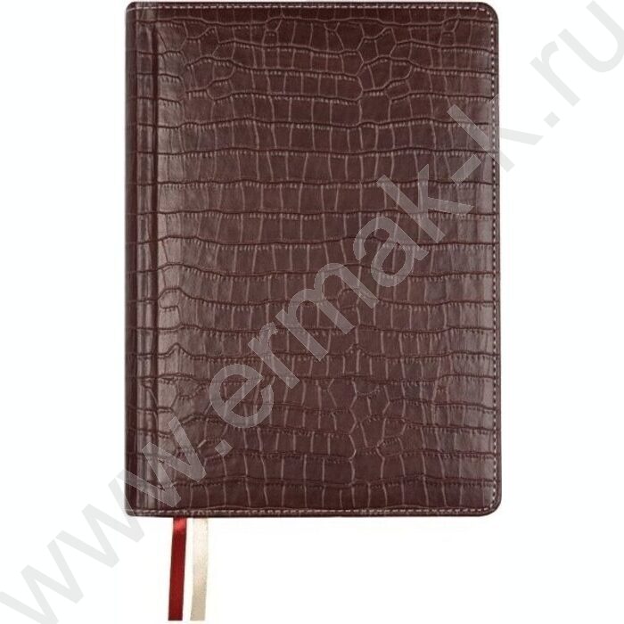 Книга алфавитная  64л A5 "Wild" /тв.обл. иск.кожа /темно-коричневая | Фото 2