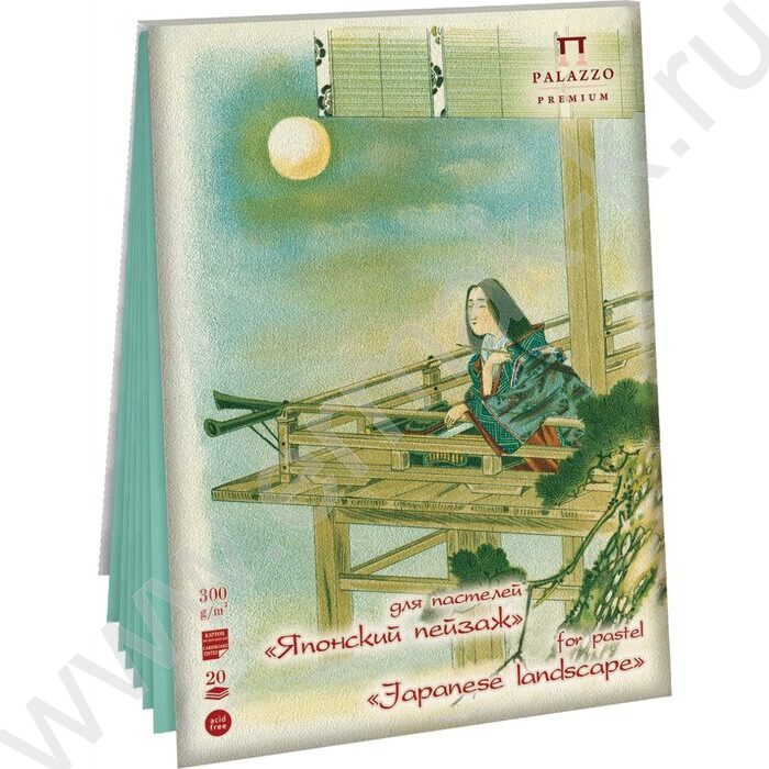 Планшет д/пастели А3 20л 300г/м2 "Японский пейзаж"/вн.блок-тонир.картон | Фото 1