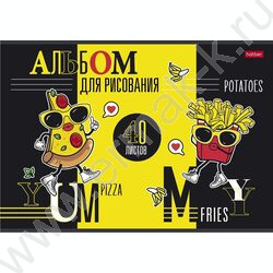 Альбом д/рисования 40л "MIX" /3D лак /матов.ламин/ 5видов | Фото 5