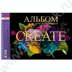 Альбом д/рисования-спираль 40л "Язык цветов" глянец /перфорация/  4вида | Фото 3