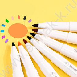 Маркер д/маркерных досок /набор  8цв/ круг  /блистер | Фото 3