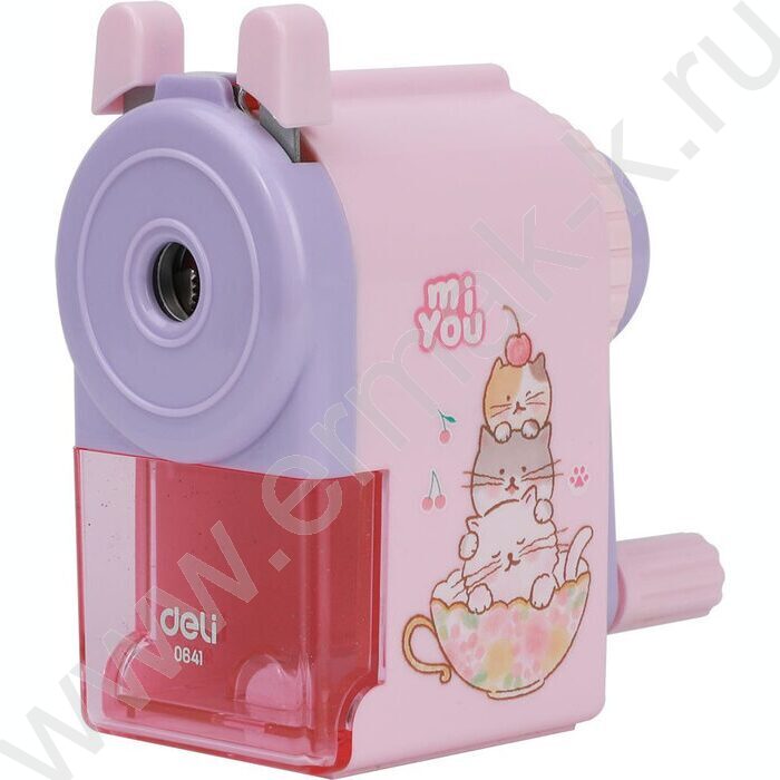 Точилка механическая 1 отверстие miYou пластик /ассорти | Фото 1