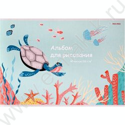 Альбом д/рисования 40л "Морская черепашка" | Фото 1