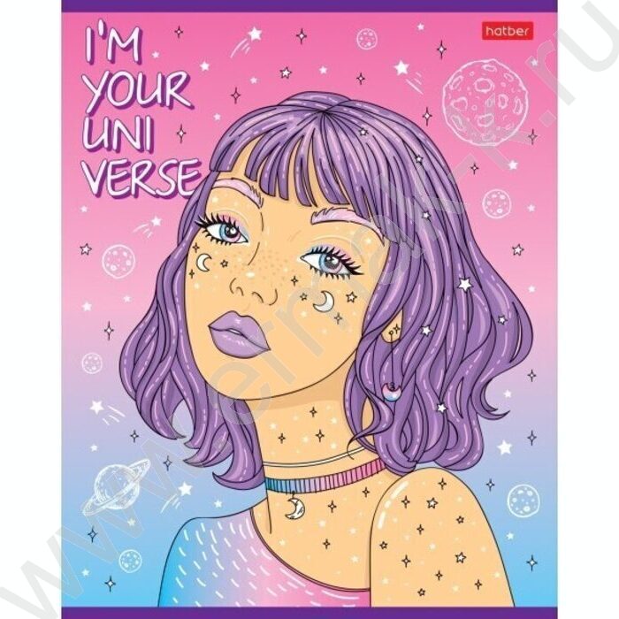 Тетрадь  48л линейка "Деffчонки" 5видов | Фото 2