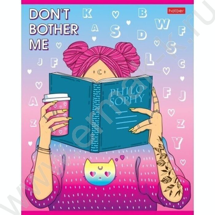 Тетрадь  48л линейка "Деffчонки" 5видов | Фото 5