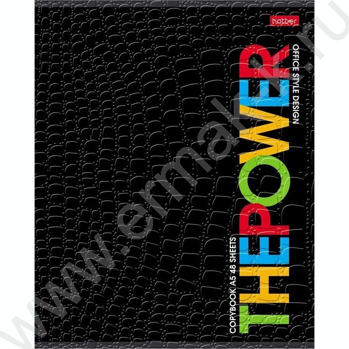 Тетрадь  48л клетка "THEBOOK" /тиснение CROCO/ 5видов | Фото 2