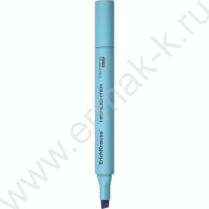 Текстовыделитель /голубой/ 0,6-4,5мм косой Pastel "Visioline V-17" /трехгранный корпус | Фото 1