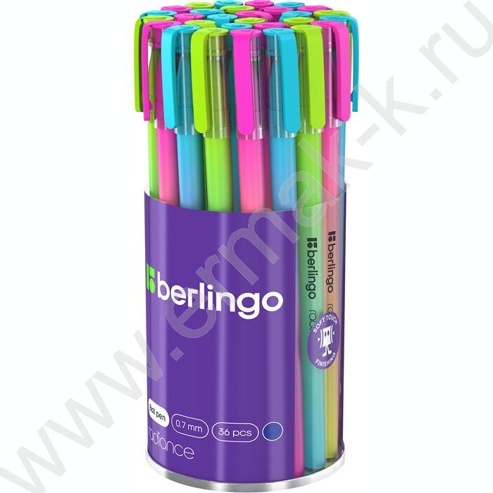 Ручка шар "Radiance" 0,7мм синяя /корпус прорез. пластик /ассорти | Фото 3