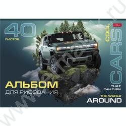 Альбом д/рисования 40л "COOL CARS" ассорти | Фото 3