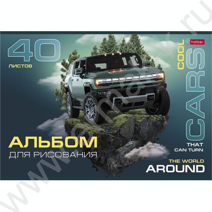 Альбом д/рисования 40л "COOL CARS" ассорти | Фото 3