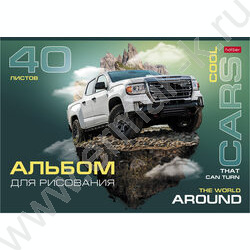 Альбом д/рисования 40л "COOL CARS" ассорти | Фото 4