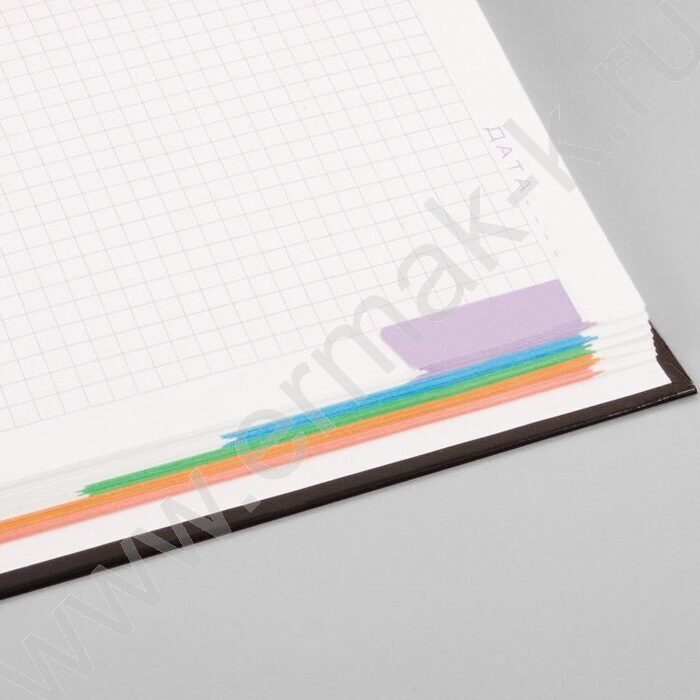 Бизнес-блокнот 120л А4 5-цв.блок "Color Line" клетка | Фото 2