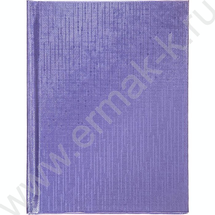 Зап. книжка  64л А6 тв.обл./клетка/линия Бумвинил METALLIC Фиолетовая | Фото 1