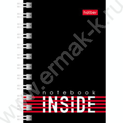 Зап. книжка  40л А7 спираль "INSIDE" | Фото 1