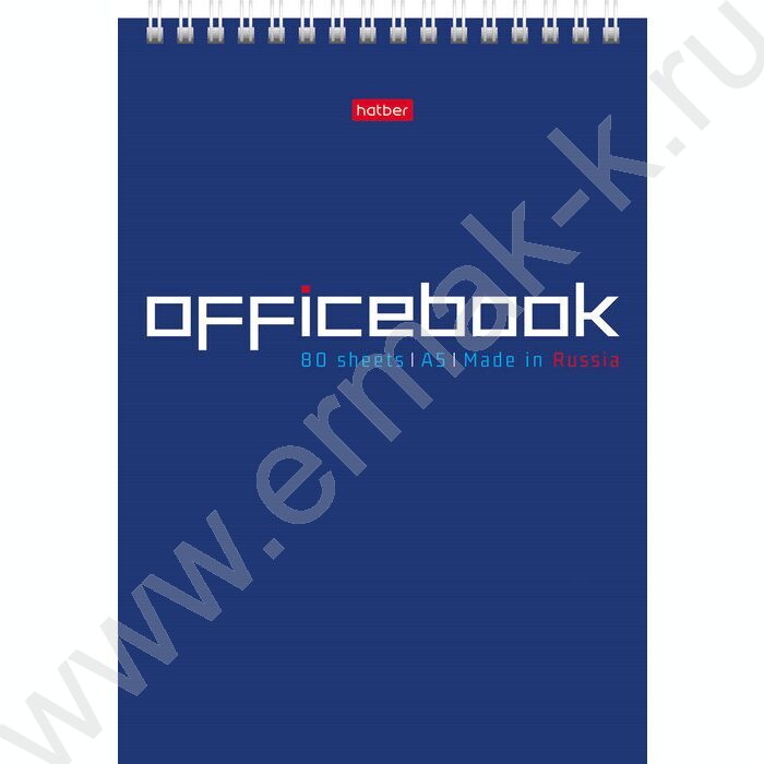 Блокнот  80л А5 спираль "Office Book" | Фото 1