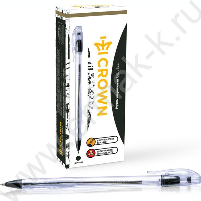 Ручка шар на масл. основе черная 0,7мм "Oil Jell" | Фото 2