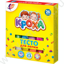 Тесто д/лепки  24цв Кроха | Фото 1