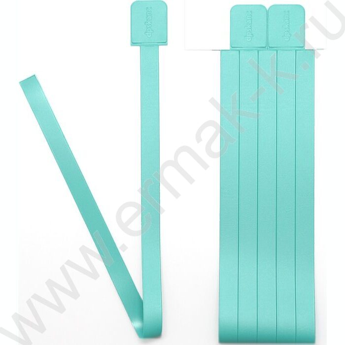 Закладки-ляссе самоклеящиеся бирюзовые /упаковка 6шт/ | Фото 2