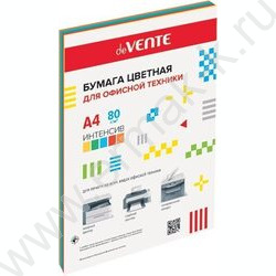 Бумага А4  80г/мкв  20л, 80г/м², интенсивные цвета 5цв | Фото 1