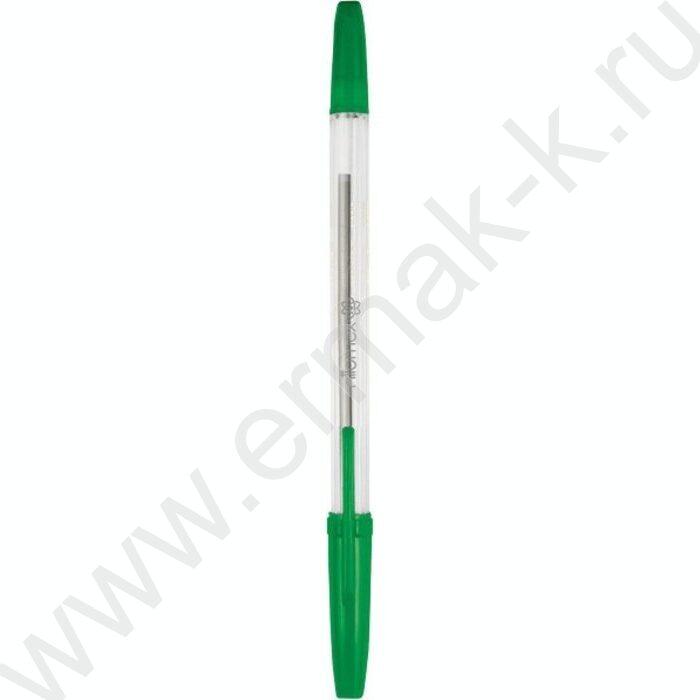 Ручка шар 0,7мм зеленая/пр.корпус | Фото 2