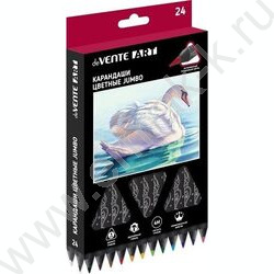 Карандаши  24цв Jumbo Art /трехгранные/ d грифеля-4мм, к/кор | Фото 1