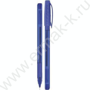 Ручка шар Triolino Translucent синяя 0,7мм /игла, полупрозр.трехгр. корпус, ультра гладкое письм
