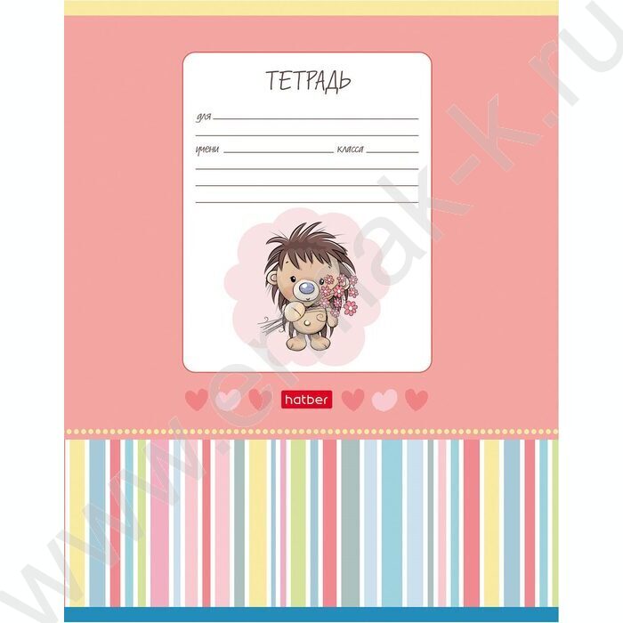 Тетрадь  12л линейка косая "Мультяшки" 5видов | Фото 2