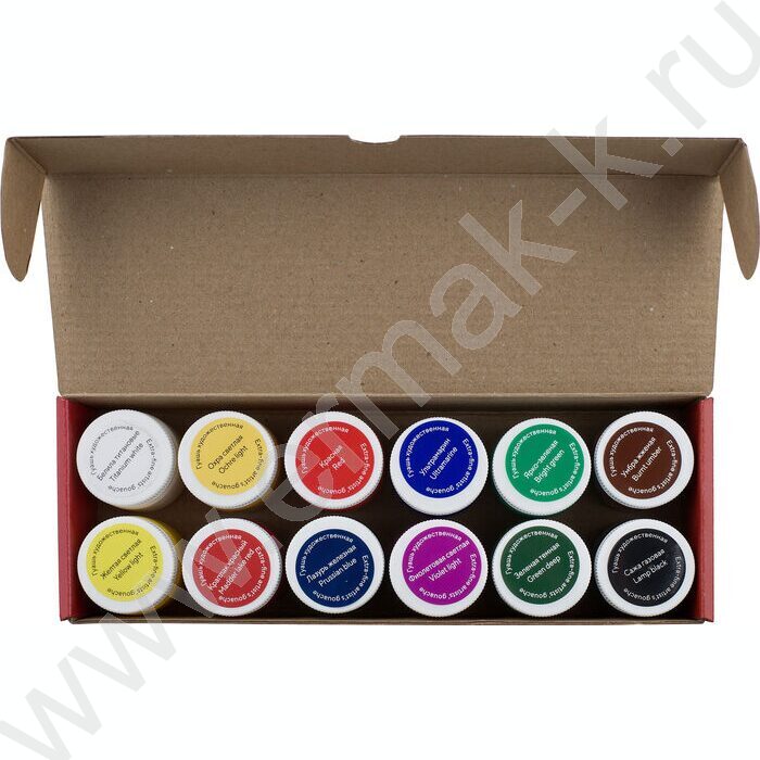 Гуашь худ 12цв  40мл "Мастер класс" | Фото 4