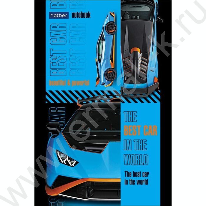 Блокнот  40л А6 "Скорость и мощь" /отрывная склейка, ламинация,клетка | Фото 2