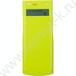 Калькулятор Deli E1710A/GRN д/научных расчётов /240функций/ двустрочный /зеленый, 10+2 разряд | Фото 3