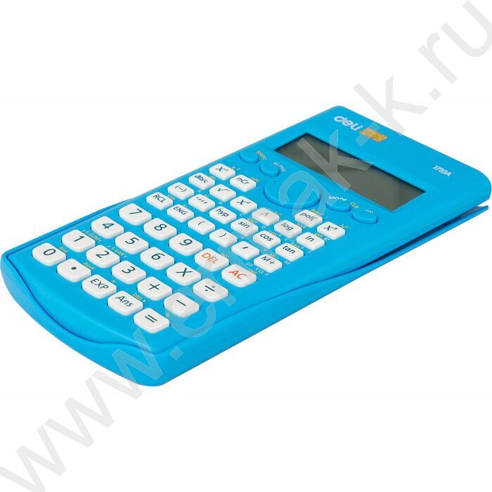 Калькулятор Deli E1710A/BLU д/научных расчётов /240функций/ двустрочный /синий, 10+2 разряд | Фото 2