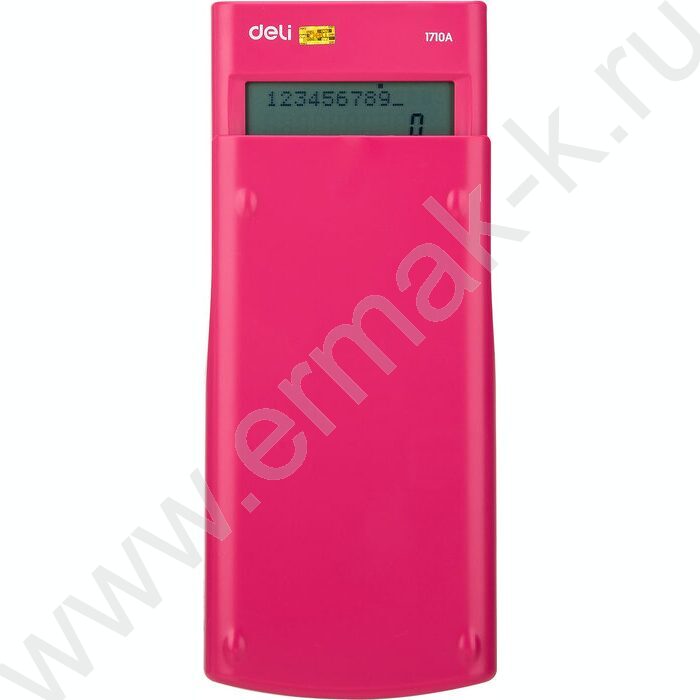 Калькулятор Deli E1710A/RED д/научных расчётов /240функций/ двустрочный /красный, 10+2 разряд | Фото 3