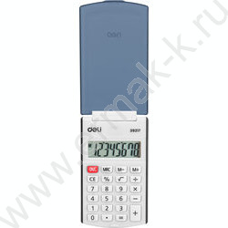 Калькулятор Deli E39217/BLACK /черный /с крышкой, 8 разряд | Фото 2