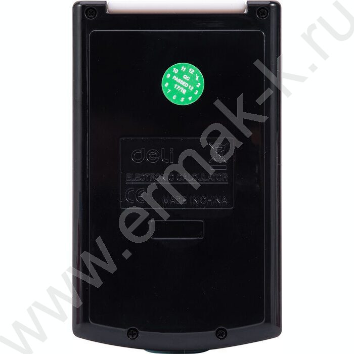 Калькулятор Deli E39217/BLACK /черный /с крышкой, 8 разряд | Фото 5