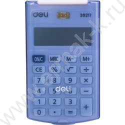 Калькулятор Deli E39217/BLUE /синий /с крышкой, 8 разряд | Фото 3