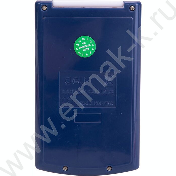 Калькулятор Deli E39217/BLUE /синий /с крышкой, 8 разряд | Фото 5