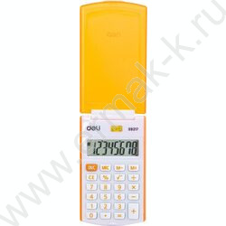 Калькулятор Deli E39217/OR /оранжевый /с крышкой, 8 разряд | Фото 1