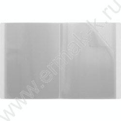 Папка  20 файлов Diamond Total White /карман на корешке /белая | Фото 2