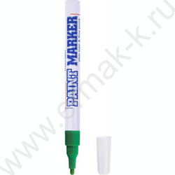 Маркер-краска /зеленый/ 2мм круг "Slim" /нитро-основа | Фото 1