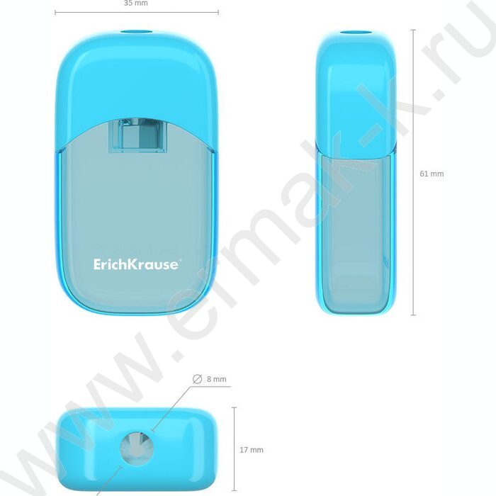 Точилка 1отв. пластик S-Sharp /с контейнером /ассорти | Фото 4