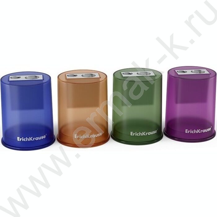 Точилка 2отв. метал/с контейнером/ Ferro Container Plus ассорти | Фото 2