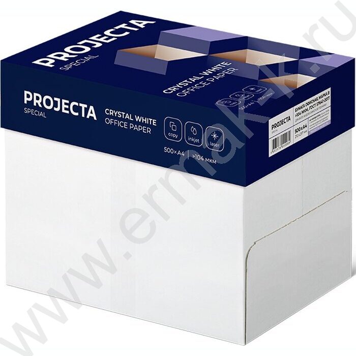 Бумага А4 "Projecta B" 500л 80г/мкв 97%бел | Фото 3