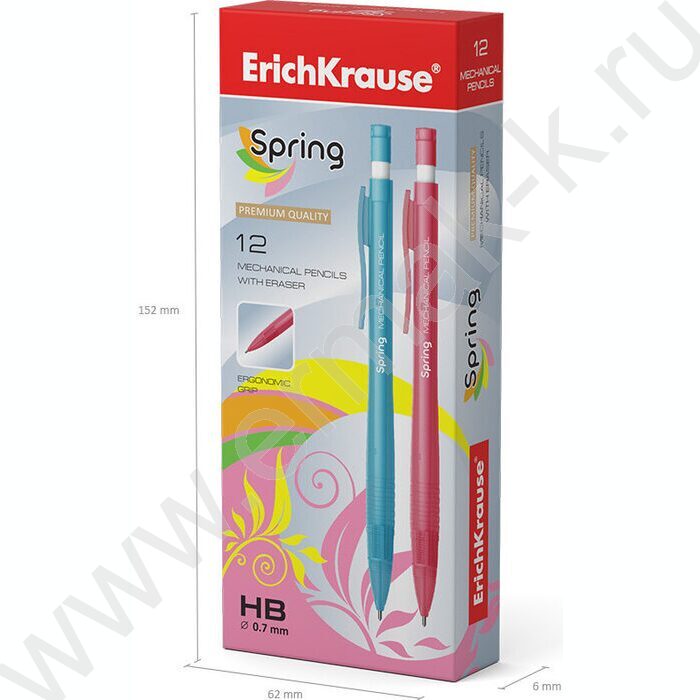 Карандаш механический 0,7мм НВ Spring | Фото 4